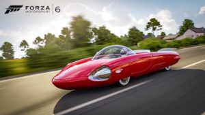 The Cryslus 69 from Fallout 4 is driveable in Forza 6.